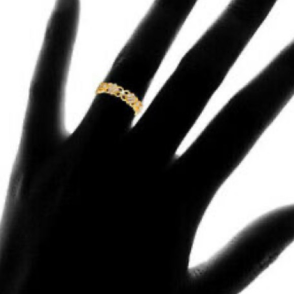New 18k gold plated Diamond Ring - Picture 4 of 4